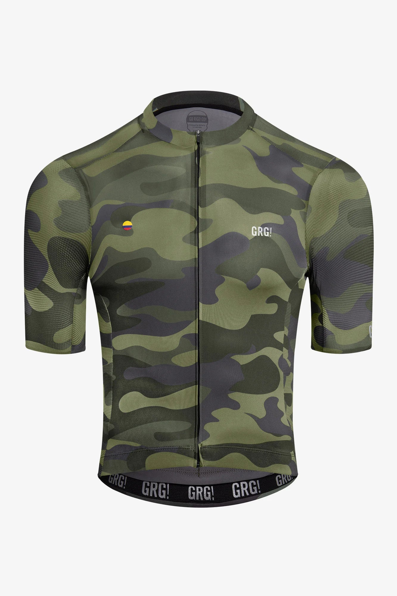 Cycling Jersey GO RIGO GO KM100 Camo Large