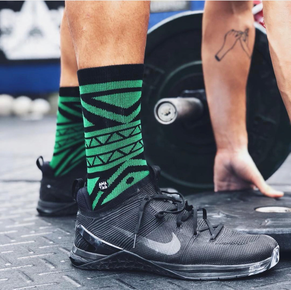 Anatag Socks - Ode to the Tribe Green