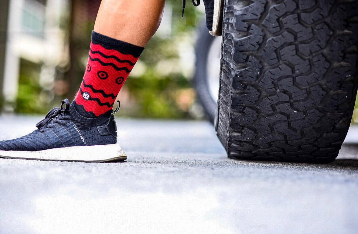 Anatag Socks - Primal Instinct Red